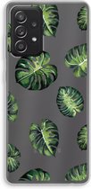 Case Company® - Samsung Galaxy A52s 5G hoesje - Tropische bladeren - Soft Cover Telefoonhoesje - Bescherming aan alle Kanten en Schermrand