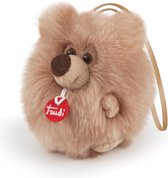 Trudi Charms Sleutelhanger Knuffel Teddybeer 12 cm - Knuffelbeer voor jongens en meisjes - Bruin - 10x12x9 cm maat XXS