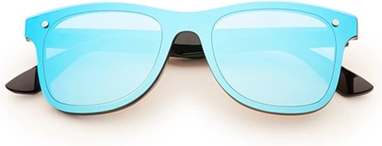 Freaky Glasses® - Festival Bril - Rave Zonnebril - Gabber - Dames - Heren - Blauwe Spiegellenzen van Freaky Glasses — afbeelding 2