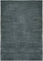 Vloerkleed wasbaar opvouwbaar 140x200 cm polyester grijs