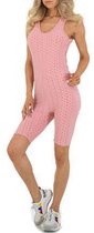 playsuit / sportpak eendelig roze L/XL