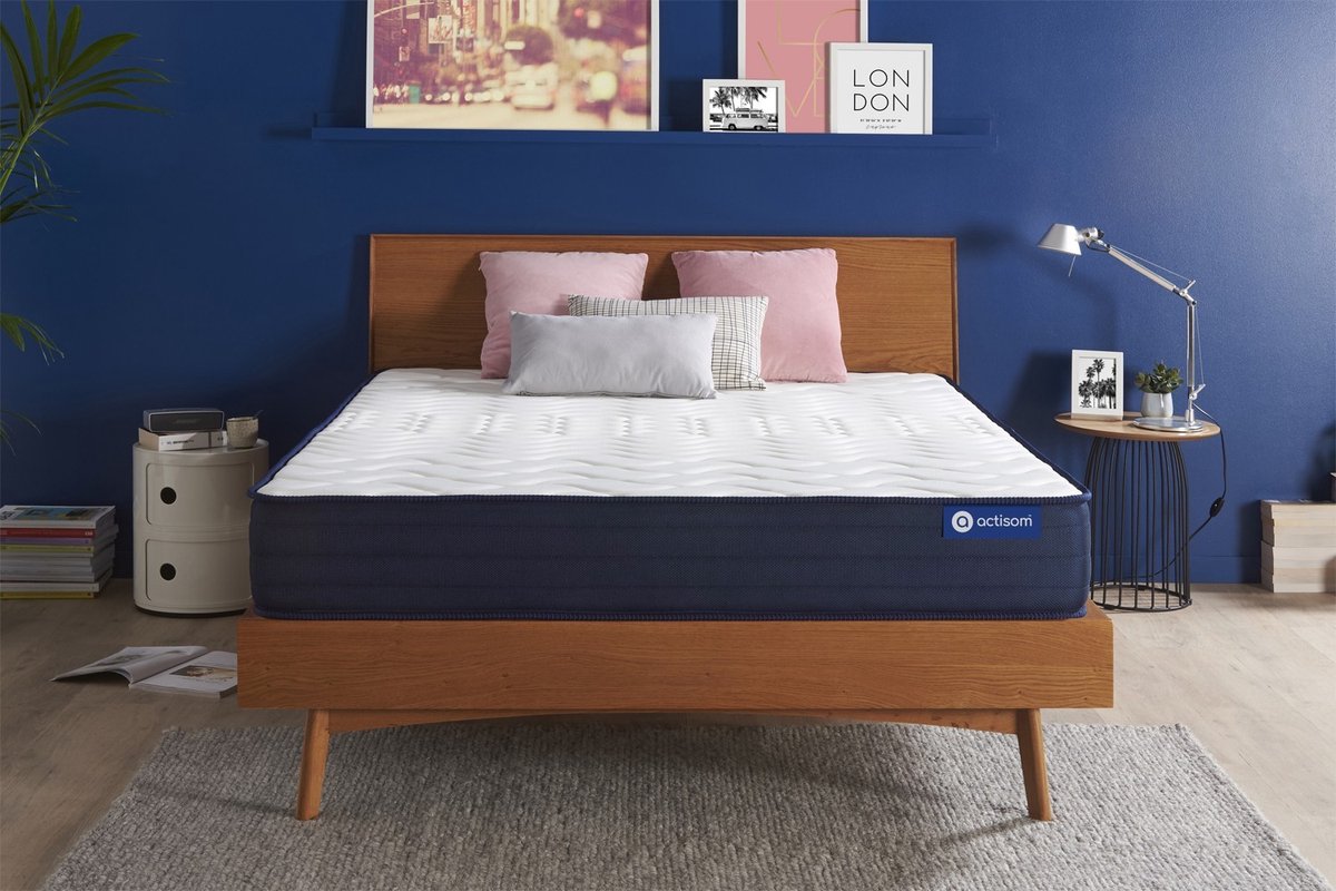 Actiflex life matras 133x183cm , Pocketveren en traagschuim , Zeer stevig, 5 comfortzones