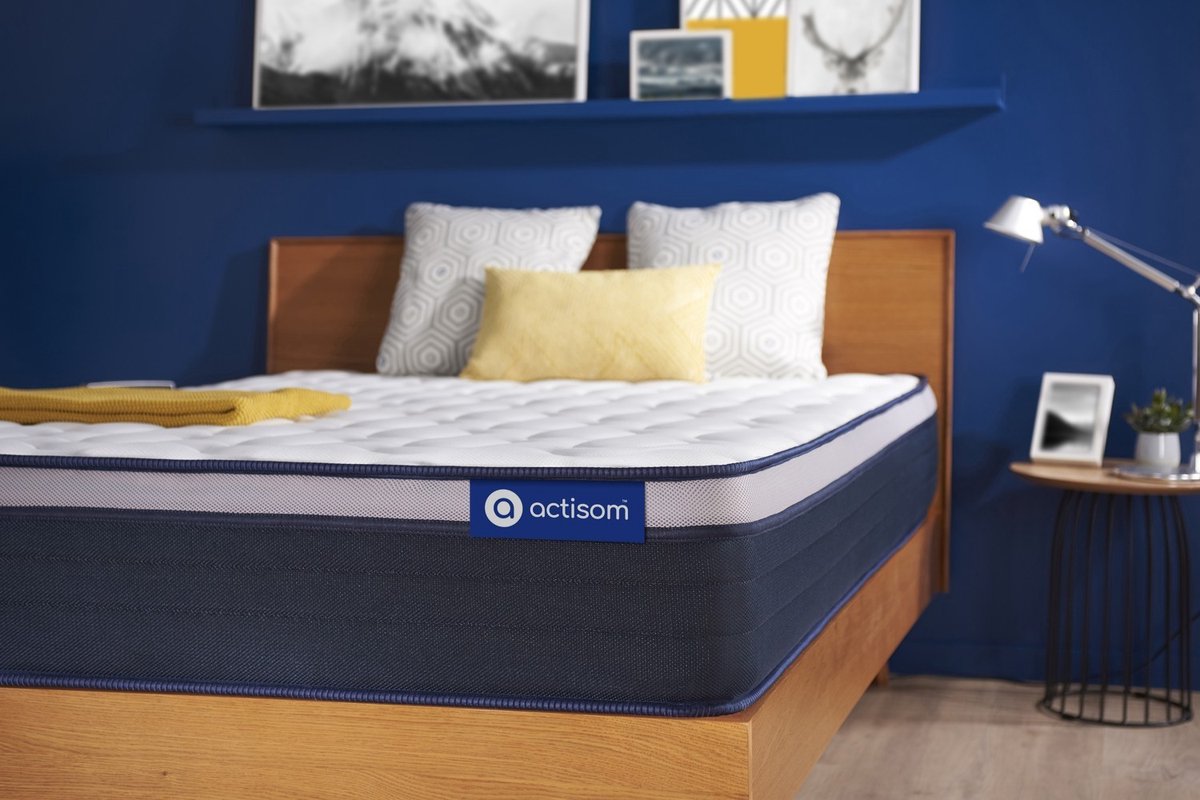 Actiflex max matras 90x210cm , Pocketveren en traagschuim , Stevig, 7 comfortzones