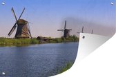 Tuinposters buiten Nederland - Molen - Water - 90x60 cm - Tuindoek - Buitenposter