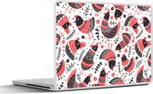 Laptop sticker - 13.3 inch - Vogel - Kip - Patroon - 31x22,5cm - Laptopstickers - Laptop skin - Cover