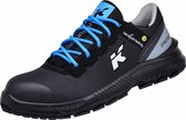 HKS Barefoot Feeling BFS 40 S3 werkschoenen - veiligheidsschoenen - safety shoes - laag - heren - composiet - metaalvrij - antislip - ESD - lichtgewicht - Vegan - zwart/grijs/blauw maat 41