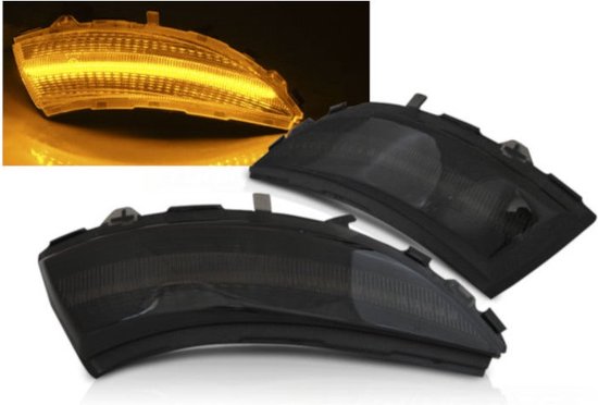 Dynamisch LED knipperlicht spiegel Smoke geschikt voor Renault Clio 4