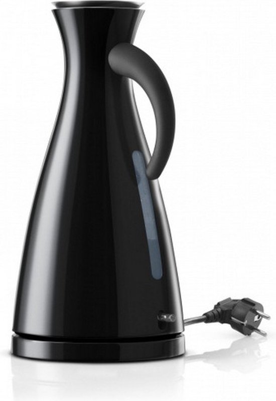 waterkoker 1,5 liter 16,5 x 33,5 cm RVS zwart
