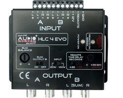 AUDIO SYSTEM 4-weg high-low adapter voor OEM radio's / High input adapter