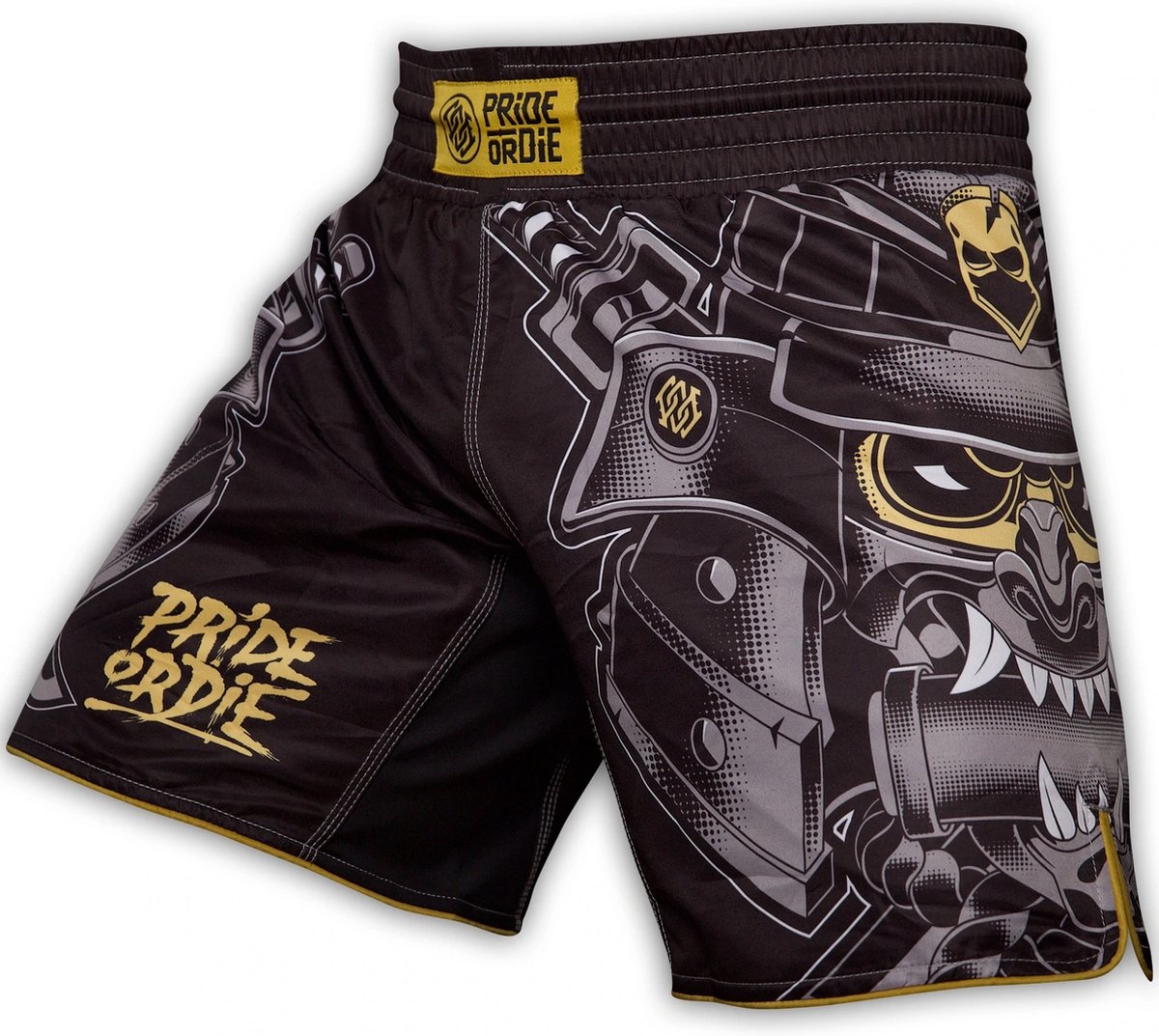 Pride or Die Fight for Honor Fightshorts Zwart Vechtsportbroek L - Jeans Maat 34