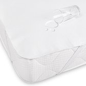 hoeslaken 180x220cm molton matrasbeschermer (waterdicht) (30cm hoeken) wit