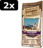 2x NATURAL GREATNESS WILD RECIPE 12KG