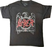 Slayer - Black Eagle Kinder T-shirt - Kids tm 12 jaar - Zwart