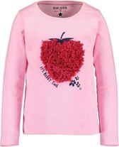 Blue Seven - shirt lange mouwen - berry - roze - Maat 116