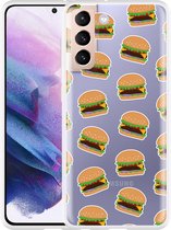 Hoesje Geschikt voor Samsung Galaxy S21 Burgers