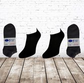 Naft sneaker sokken zwart 10-pak -naft-35-38-sokken