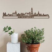 Skyline Amersfoort (mini) Notenhout Wanddecoratie Voor Aan De Muur Met Tekst City Shapes