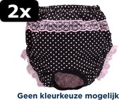 2x HYGENIC KNICKERS POLKA DOT 25-30CM