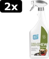 2x OUT! NO CHEW DETERRENT SPRAY 500ML