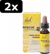 2x BACH RESCUE REMEDY PETS DRUP 10ML