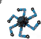Fidget Toys - Fidget Spinner -pop it- Boasty Toy - Anti Stress - HandSpinner - Pasen - Spinner robot blouw