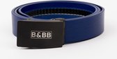 Black & Brown Belts/ 125 CM /Squared 2.0 - Blue Belt /Automatische riem/ Automatische gesp/Leren riem/ Echt leer/ Heren riem zwart/ Dames riem zwart/ Broeksriem/ Riemen / Riem /iem