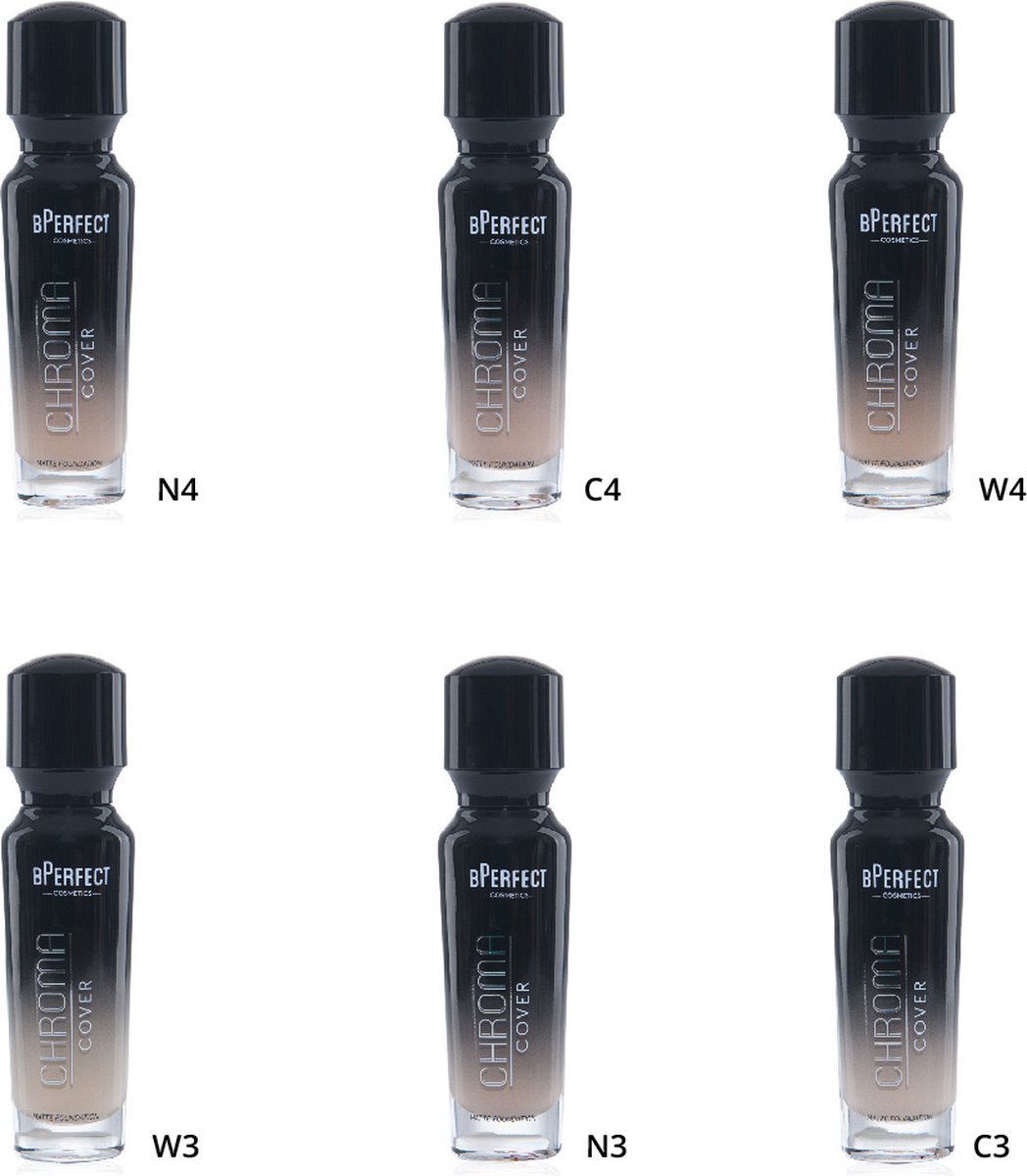 BPerfect Cosmetics Chroma Cover Matte Foundation C4