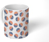 Mok - Koffiemok - Patronen - Cirkel - Jaren 80 - Mokken - 350 ML - Beker - Koffiemokken - Theemok