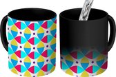 Magische Mok - Foto op Warmte Mokken - Koffiemok - Geometrie - Design - Abstract - Magic Mok - Beker - 350 ML - Theemok