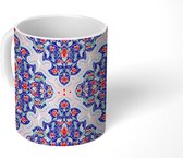 Mok - Koffiemok - Patronen - Abstract - Bloemen - Mokken - 350 ML - Beker - Koffiemokken - Theemok