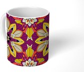 Mok - Koffiemok - Bohemian - Mandala - Bloemen - Design - Mokken - 350 ML - Beker - Koffiemokken - Theemok