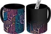 Magische Mok - Foto op Warmte Mokken - Koffiemok - Design - Abstract - Bomen - Magic Mok - Beker - 350 ML - Theemok