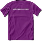 Waar rook is, is rook Spreuken T-Shirt | Dames / Heren | Grappige cadeaus | Verjaardag teksten Cadeau - Paars - L