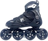 Fila Crossfit 90 skates zwart met semi soft boots en 90mm wielen