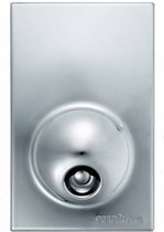 flesopener koelkastmagneet 20 cm metaal zilver