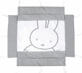 boxkleed Nijntje junior 96 x 96 cm polyester grijs/wit
