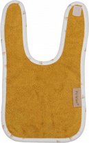 slabbetje 36 x 23 cm bamboe/polyester okergeel