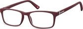 leesbril unisex rechthoekig bruin (MR73C) sterkte +3.50