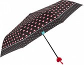 paraplu Hart 57 x 97cm microvezel/glasvezel zwart