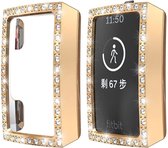 Strap-it Fitbit Charge 3 / 4 Diamond PC hard case - rosé goud