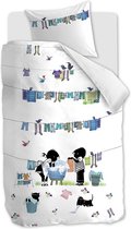 Housse de couette Beddinghouse x Fiep Amsterdam Laundry Day - Simple - 140x200/220 cm - Multi