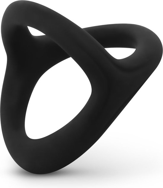 Flexibele Siliconen Cock en Balzakring
