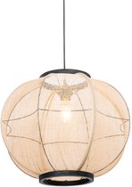 QAZQA rob - QAZQA orientale - 1 lumière - Ø 48 cm - Marron - Salon | Chambre à coucher | Cuisine