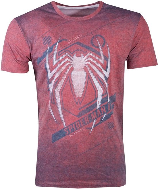 Spiderman - Acid Wash Spider Men s T-shirt - XL