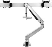 Filex - Devon duo Monitorarm + wing (2-10kg) - Zilver