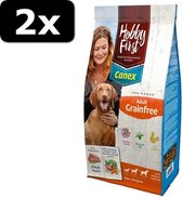 2x CANEX ADULT GRAANVRIJ 12KG