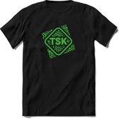 TSK Studio Shirt |Groen | T-Shirt Heren / Dames | Original & vintage | Sport Shirt Cadeau | Maat M