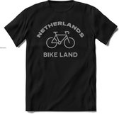 Nederland - Zilver - T-Shirt Heren / Dames  - Nederland / Holland / Koningsdag Souvenirs Cadeau Shirt - grappige Spreuken, Zinnen en Teksten. Maat XL