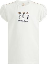 WE Fashion Meisjes T-shirt met embroidery