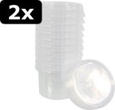 2x EMMER PP ROND 0,36 LTR 10 ST